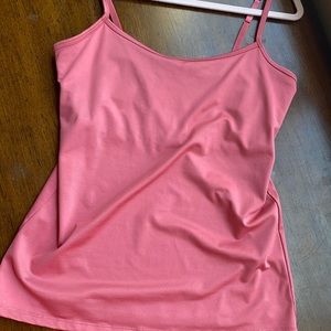 New York & Co. dusty pink tank top with built in bra
